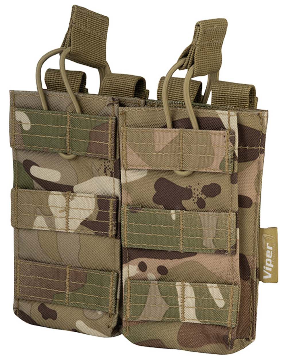 VCAM Coloured Viper Quick Release Double Mag Pouch on white background #colour_vcam