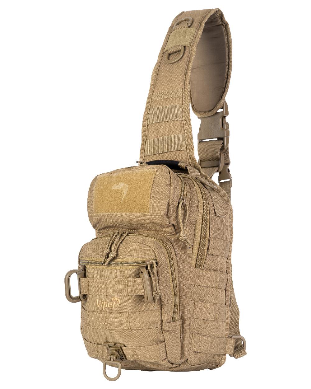 Coyote Coloured Viper Shoulder Pack on white background #colour_coyote