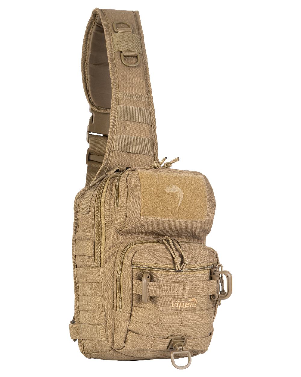 Coyote Coloured Viper Shoulder Pack on white background #colour_coyote