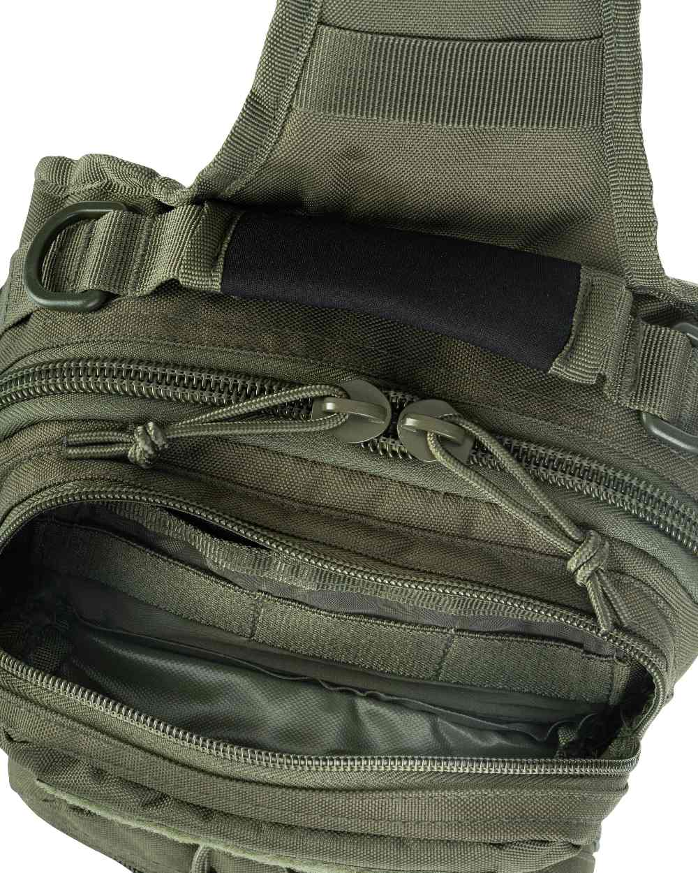 Green Coloured Viper Shoulder Pack on white background #colour_green