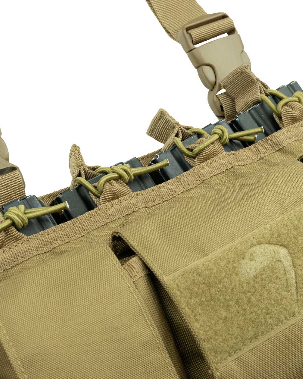 Coyote Coloured Viper Special Ops Chest Rig on white background #colour_coyote