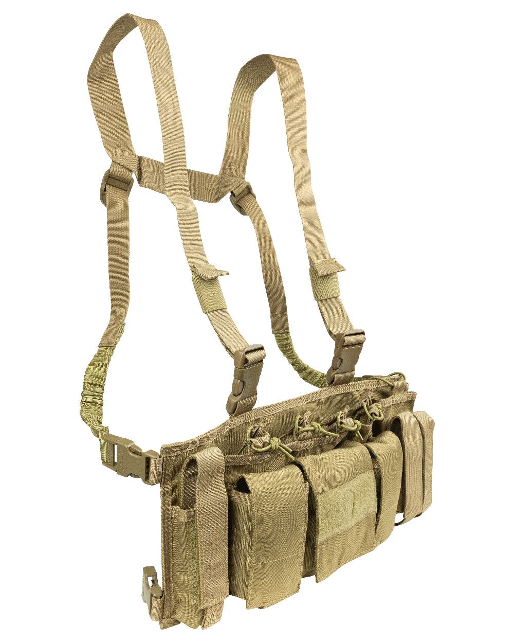 Coyote Coloured Viper Special Ops Chest Rig on white background #colour_coyote