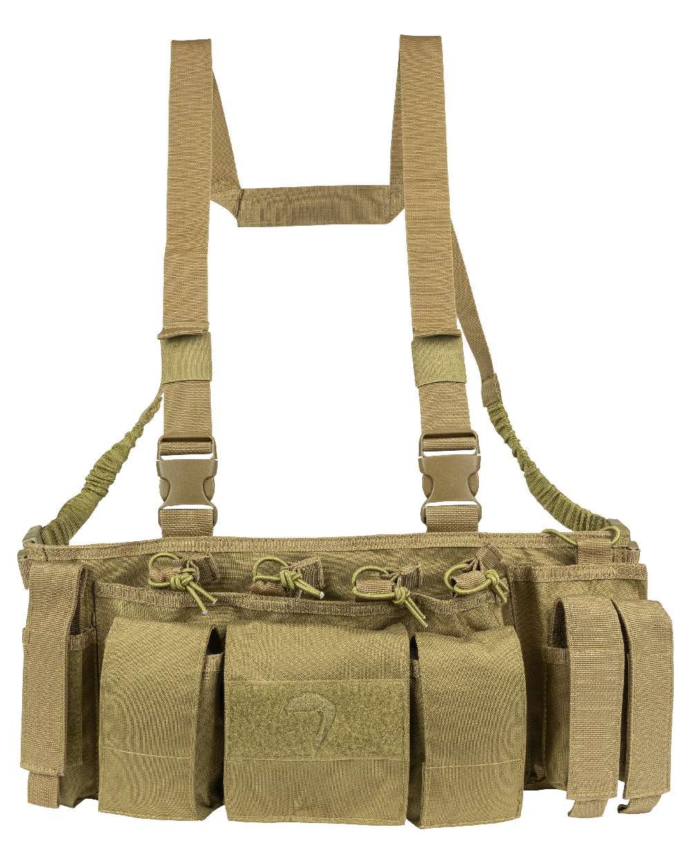 Coyote Coloured Viper Special Ops Chest Rig on white background #colour_coyote