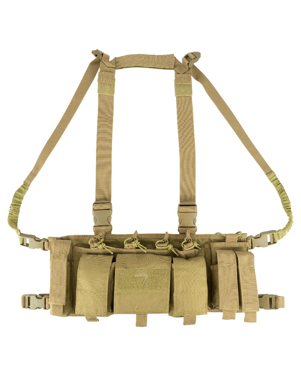 Coyote Coloured Viper Special Ops Chest Rig on white background #colour_coyote