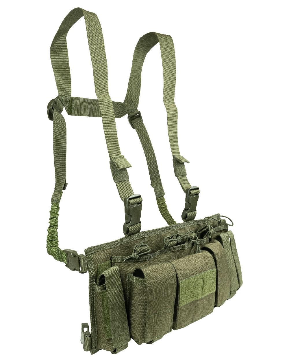 Green Coloured Viper Special Ops Chest Rig on white background #colour_green