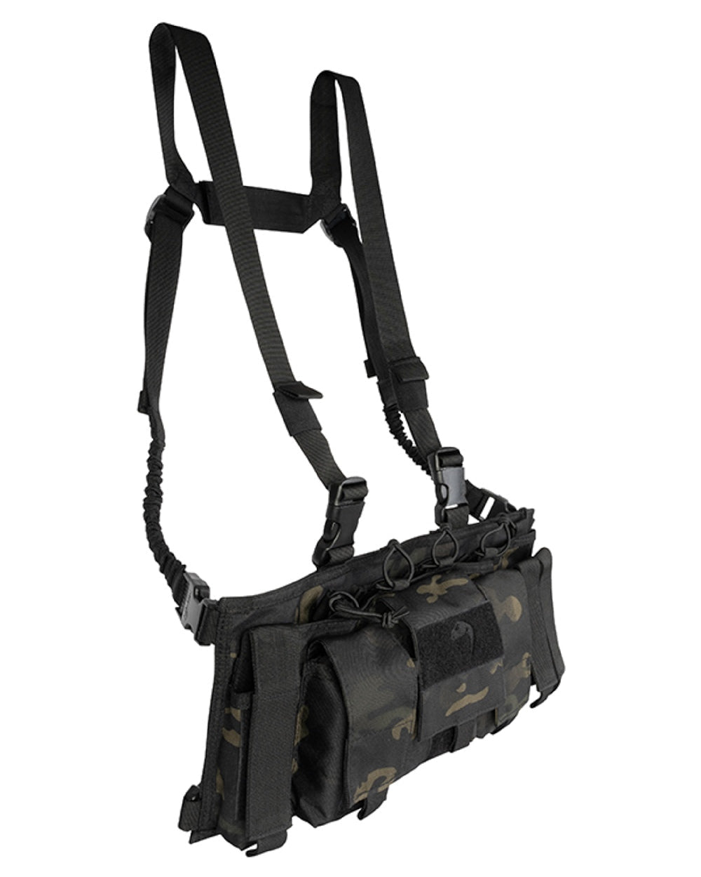 VCAM Black Coloured Viper Special Ops Chest Rig on white background #colour_vcam-black