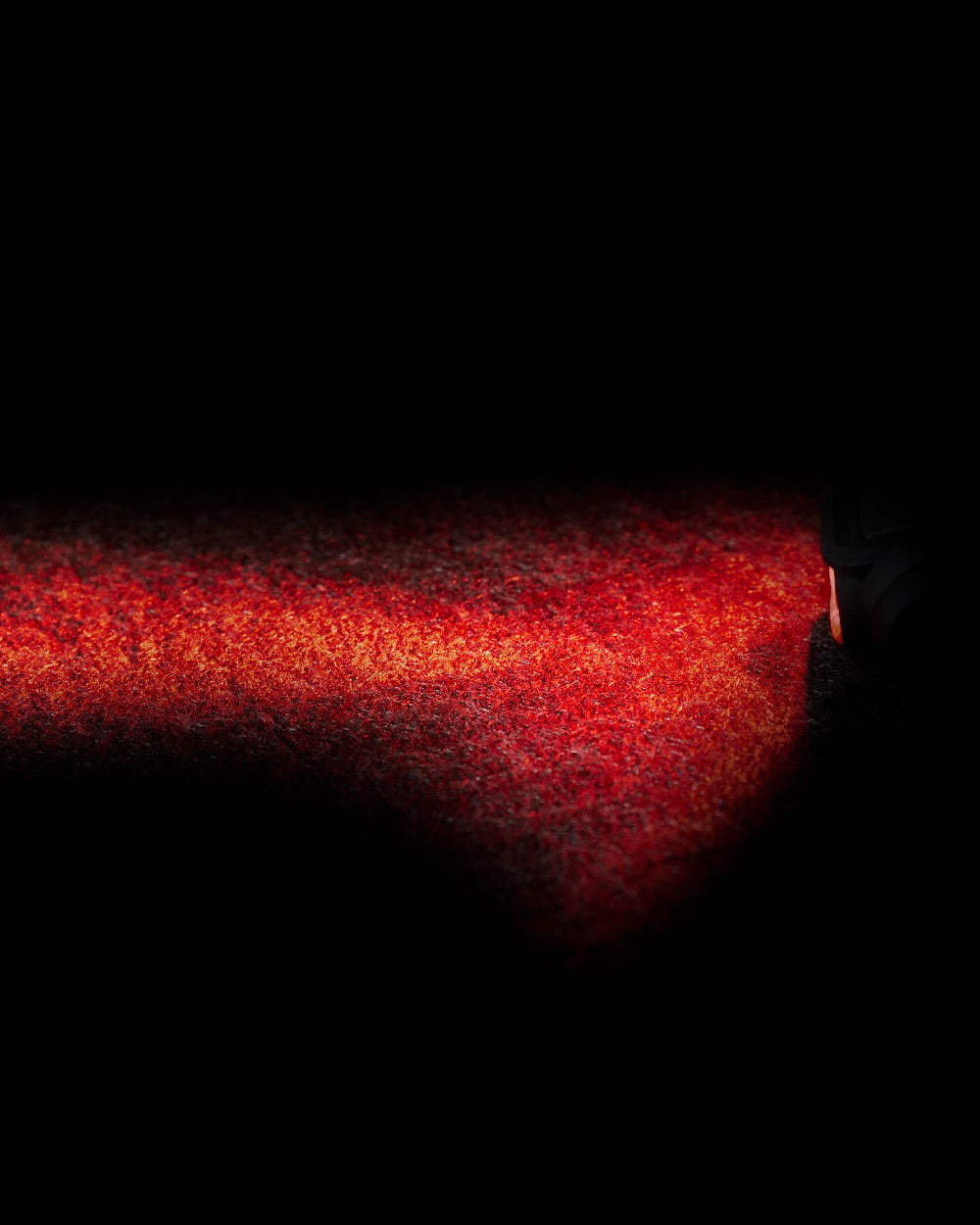 Black Coloured Viper Special Ops Head Torch on blurry background #colour_black