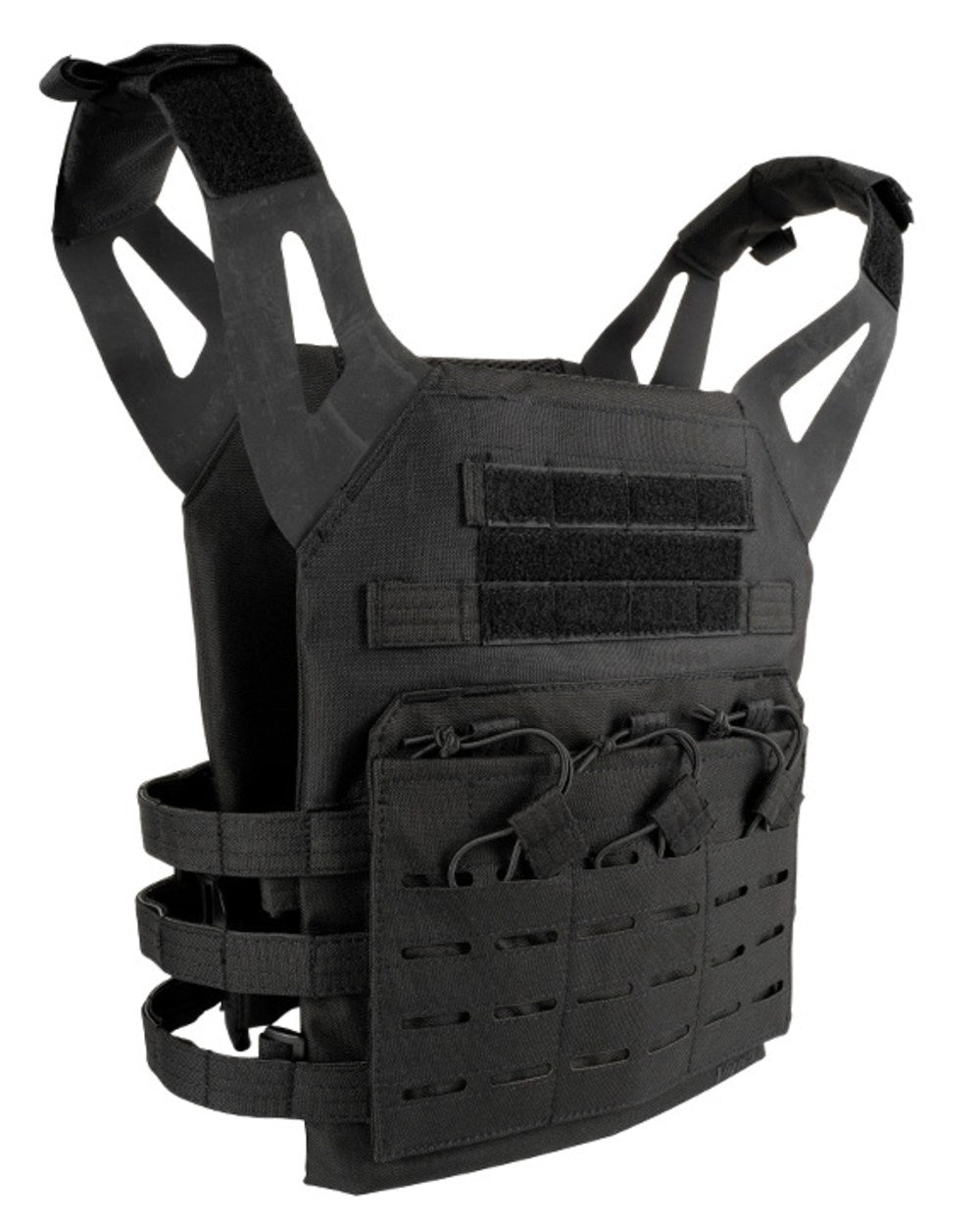 Black Coloured Viper Special Ops Plate Carrier on white background #colour_black