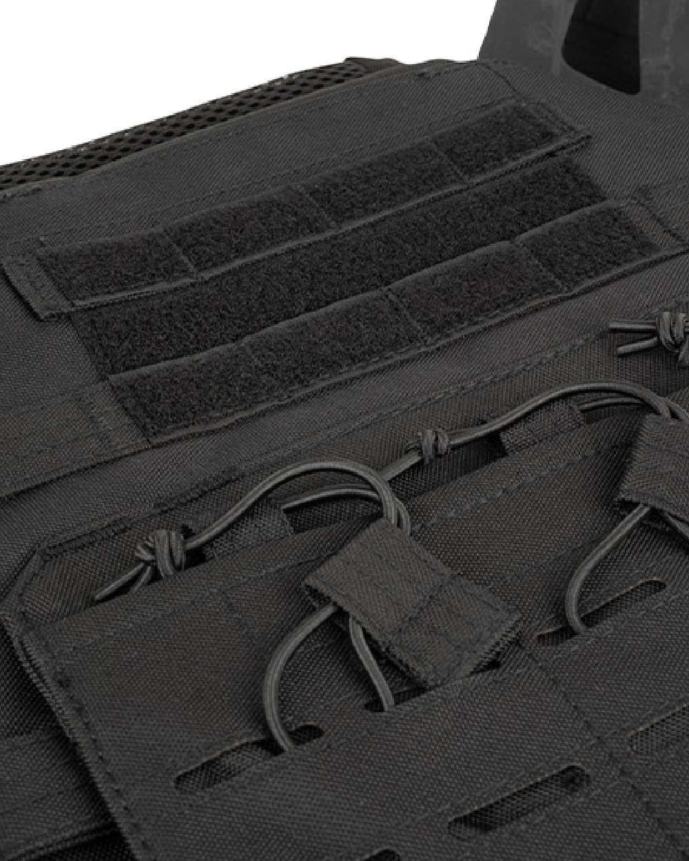 Black Coloured Viper Special Ops Plate Carrier on white background #colour_black