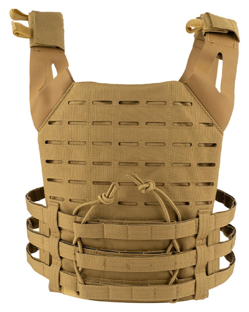 Coyote Coloured Viper Special Ops Plate Carrier on white background #colour_coyote