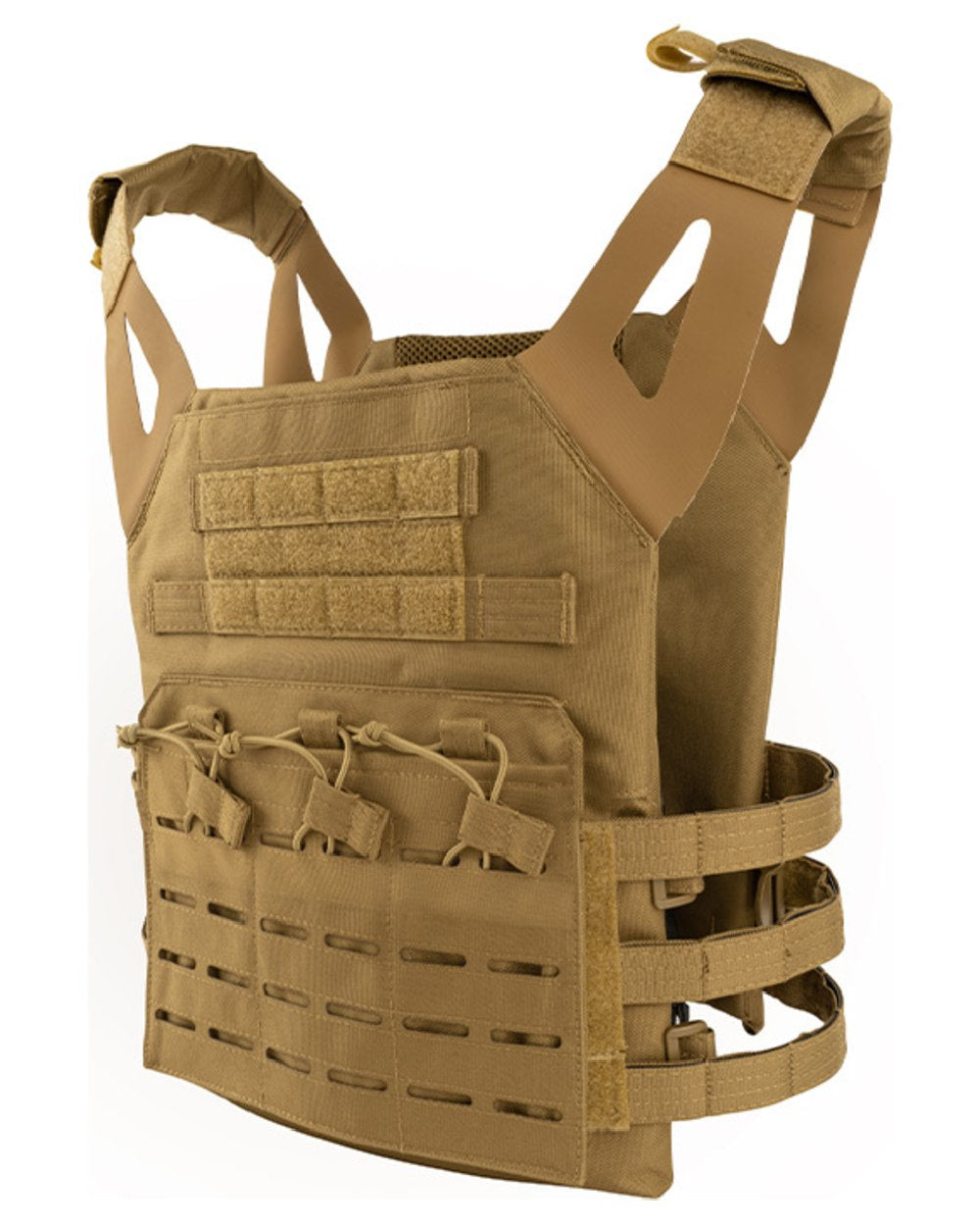 Coyote Coloured Viper Special Ops Plate Carrier on white background #colour_coyote