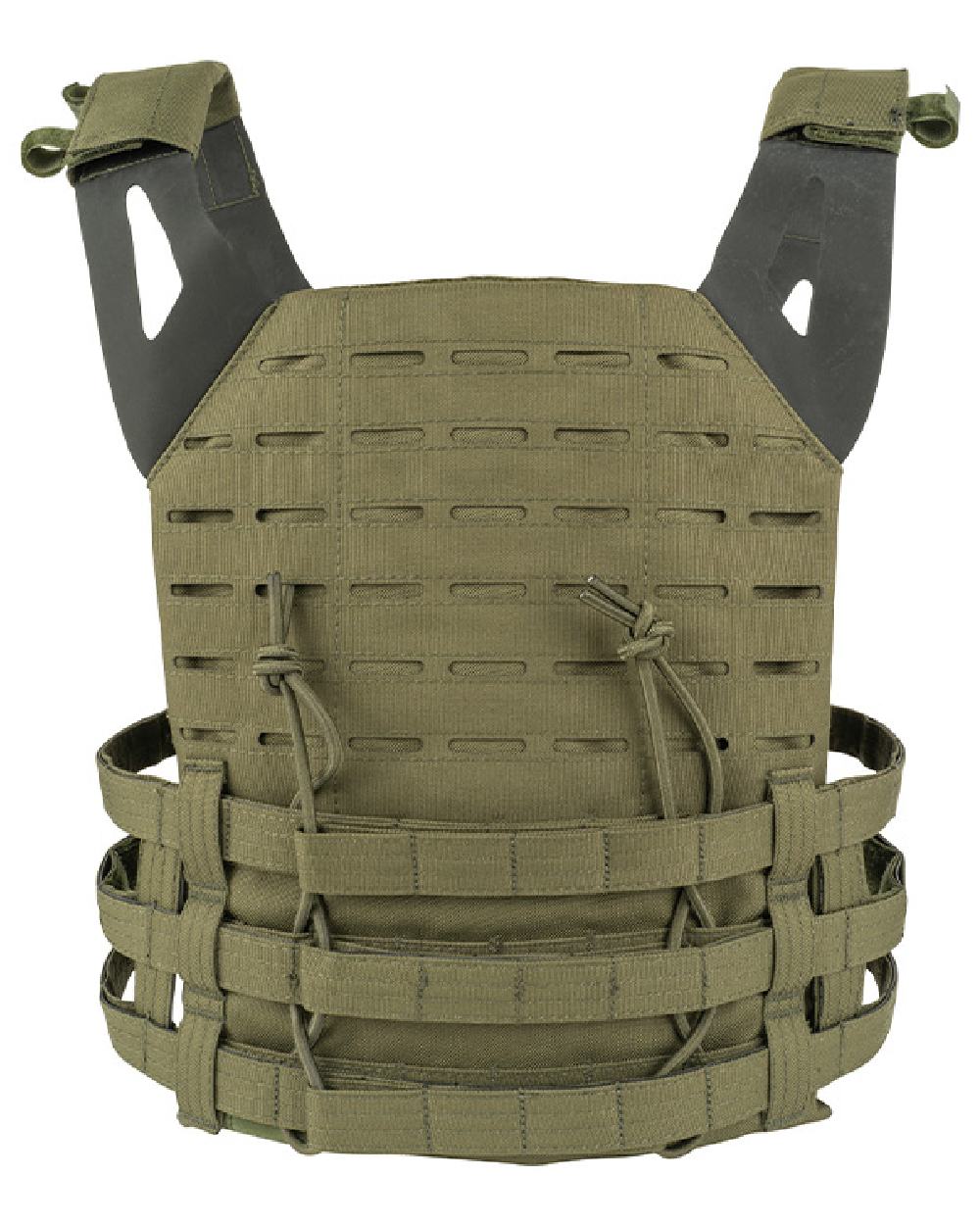 Green Coloured Viper Special Ops Plate Carrier on white background #colour_green