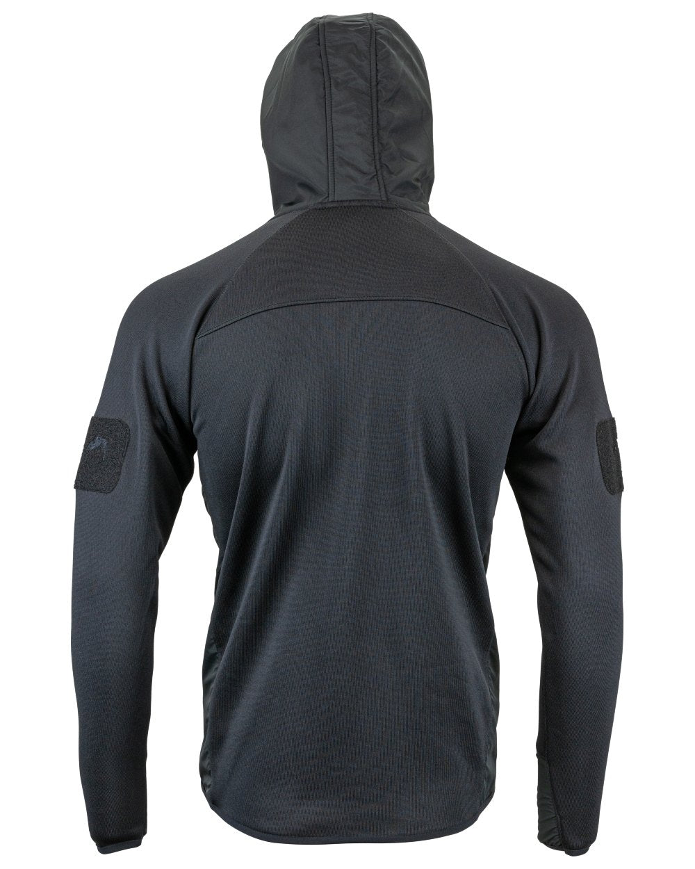 Black coloured Viper Storm Hoodie on white background #colour_black