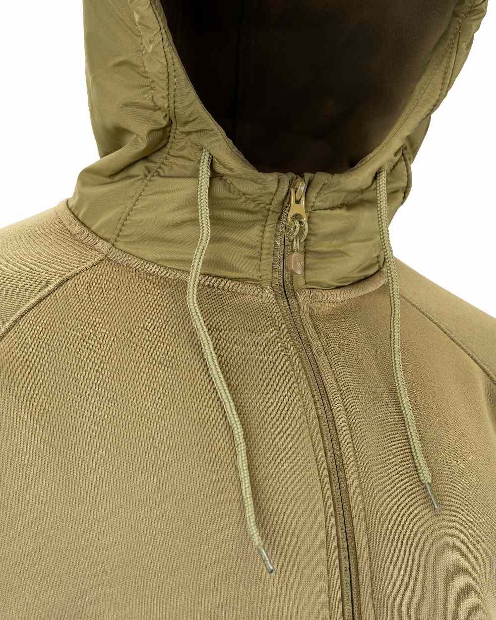 Coyote coloured Viper Storm Hoodie on white background #colour_coyote