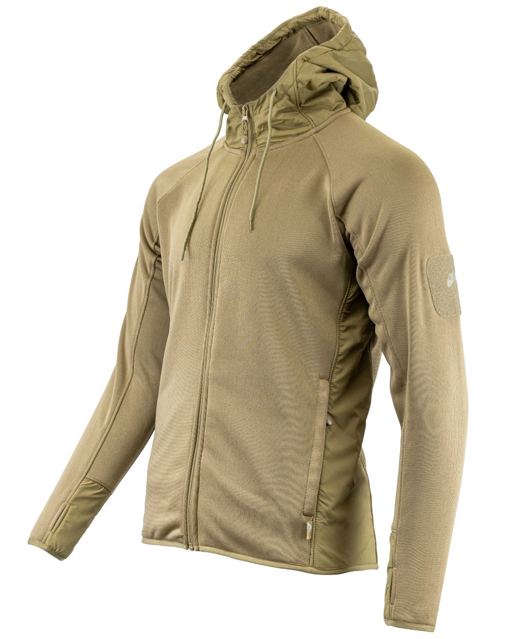 Coyote coloured Viper Storm Hoodie on white background #colour_coyote