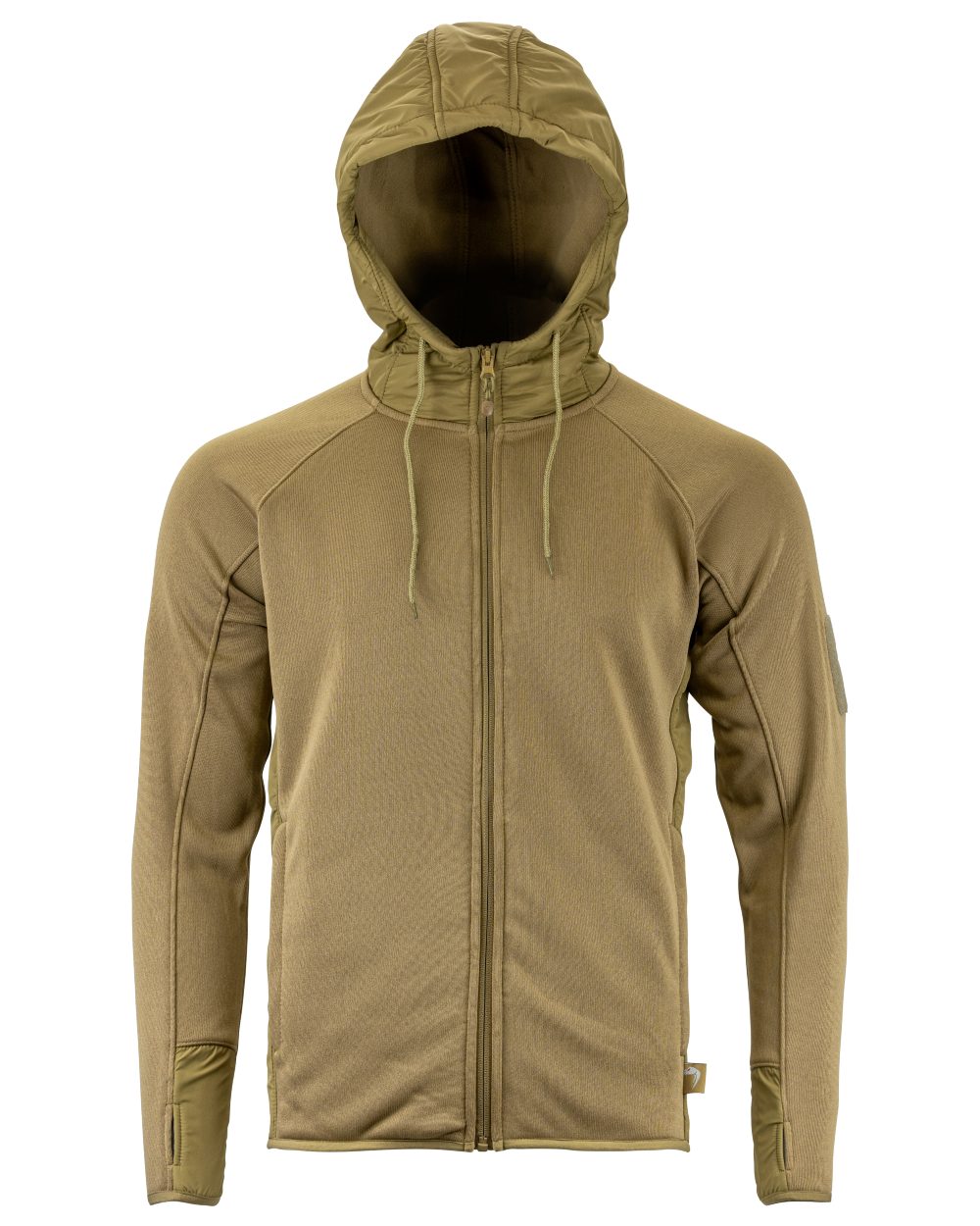 Coyote coloured Viper Storm Hoodie on white background #colour_coyote