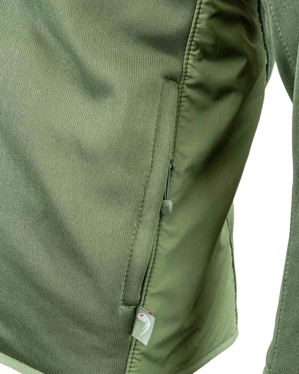 Green coloured Viper Storm Hoodie on white background #colour_green