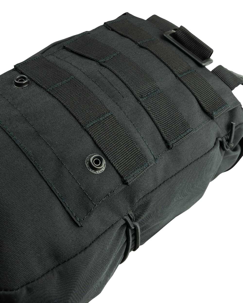 Black Coloured Viper Stuffa Pouch on white background #colour_black