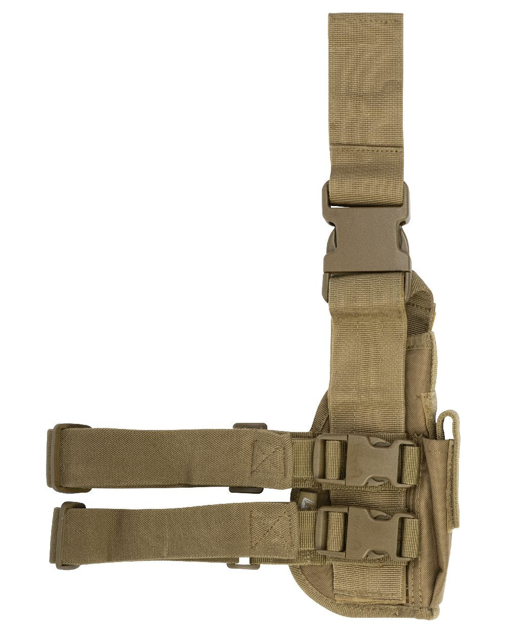 Coyote Coloured Viper Tactical Leg Holster Left Handed on white background #colour_coyote