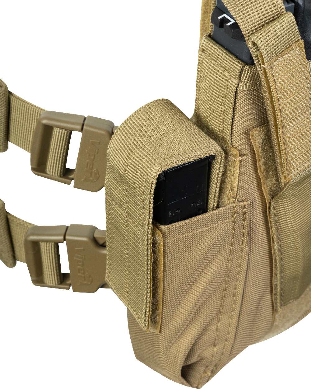 Coyote Coloured Viper Tactical Leg Holster Left Handed on white background #colour_coyote
