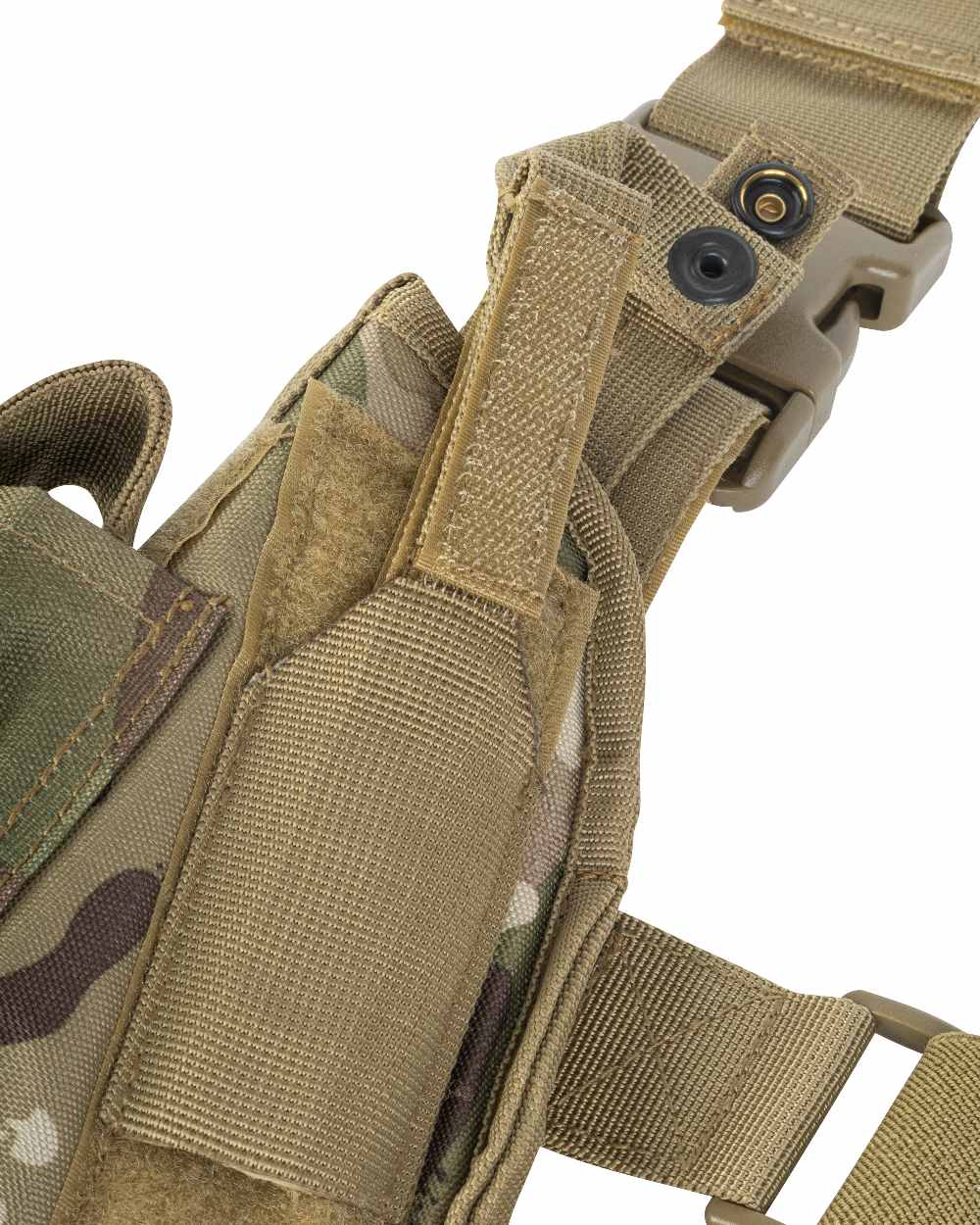 VCAM Coloured Viper Tactical Leg Holster Left Handed on white background #colour_vcam