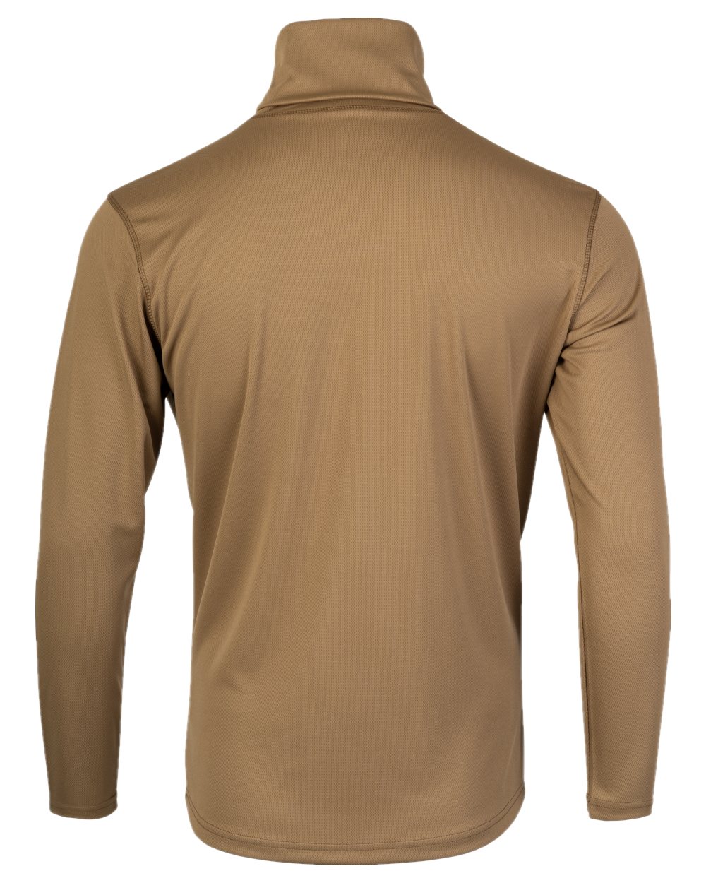 Coyote Coloured Viper Tactical Roll Neck Top on white background #colour_coyote