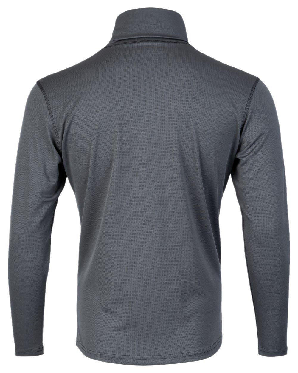 Titanium Coloured Viper Tactical Roll Neck Top on white background #colour_titanium