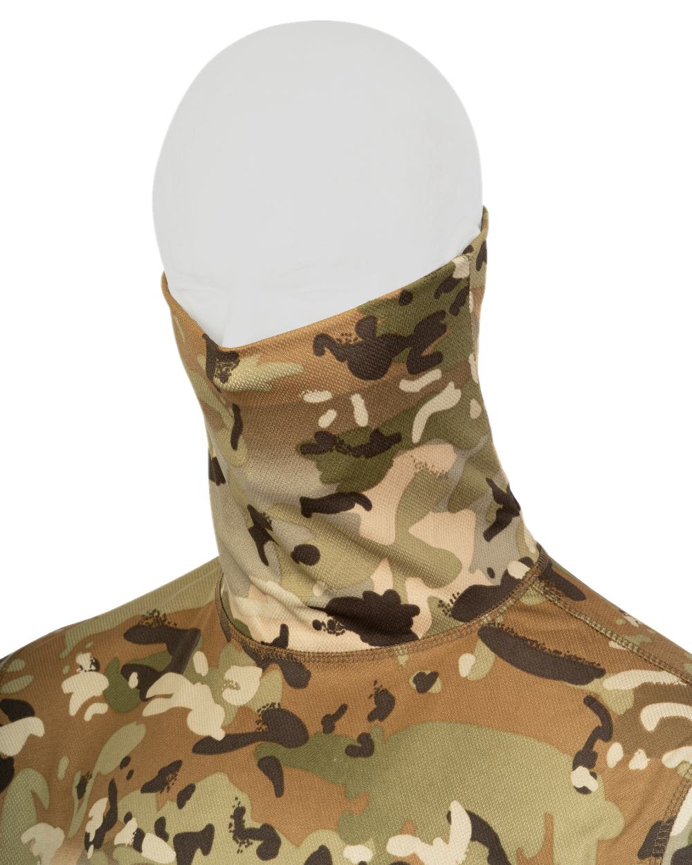 VCAM Coloured Viper Tactical Roll Neck Top on white background #colour_vcam