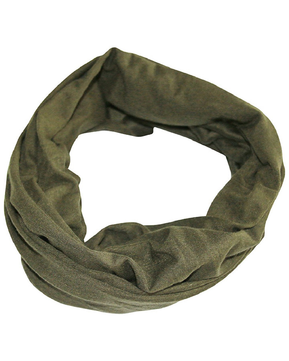 Green Coloured Viper Tactical Snood on white background #colour_green