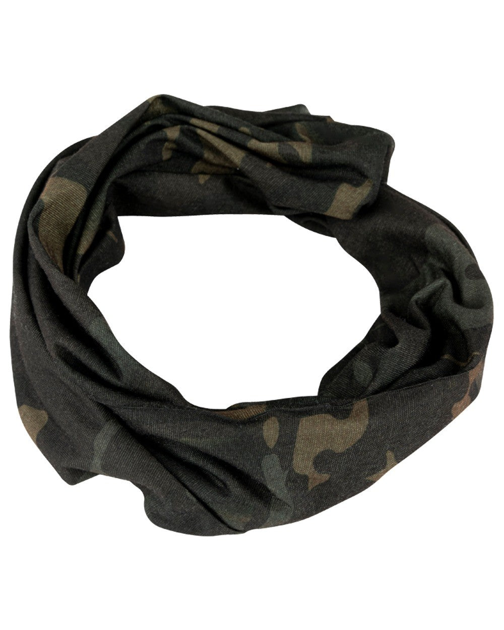 VCAM Black Coloured Viper Tactical Snood on white background #colour_vcam-black