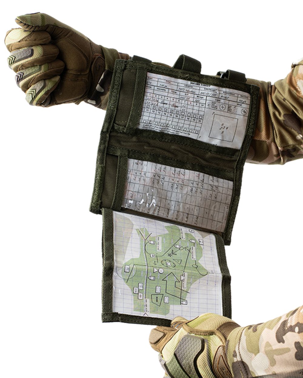 Green Coloured Viper Tactical Wrist Case on white background #colour_green