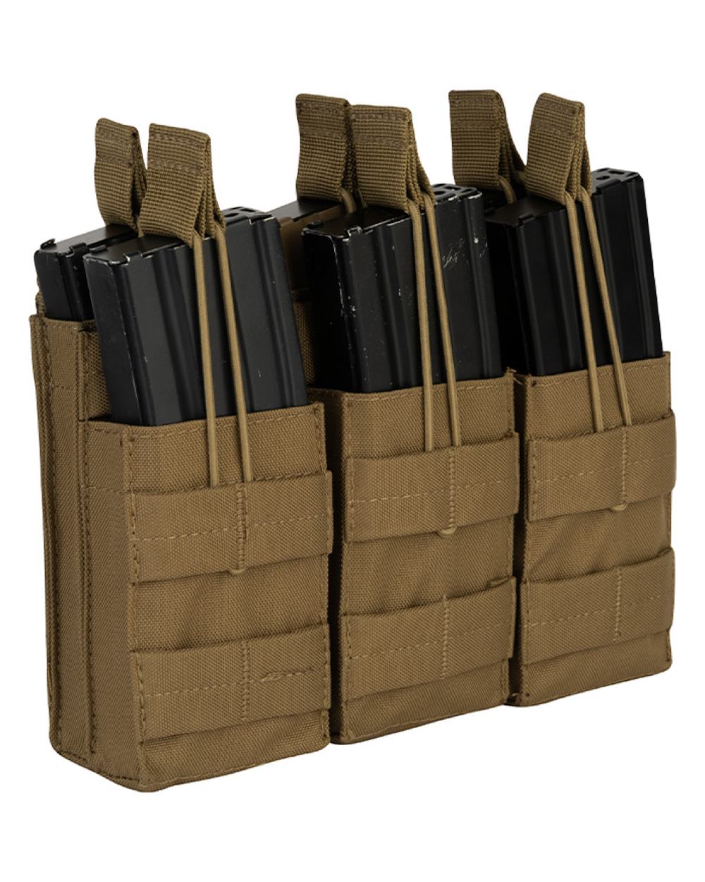 Coyote Coloured Viper Treble Duo Mag Pouch on white background #colour_coyote
