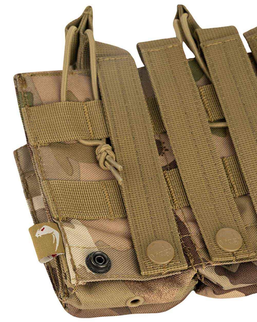 VCAM Coloured Viper Treble Duo Mag Pouch on white background #colour_vcam