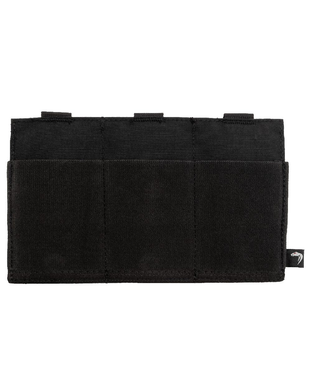 Black Coloured Viper Triple Rifle Mag Plate on white background #colour_black