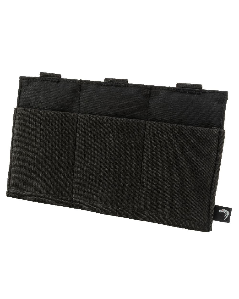 Black Coloured Viper Triple Rifle Mag Plate on white background #colour_black