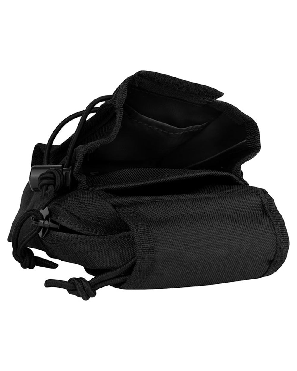 Black Coloured Viper V-Pouch on white background #colour_black