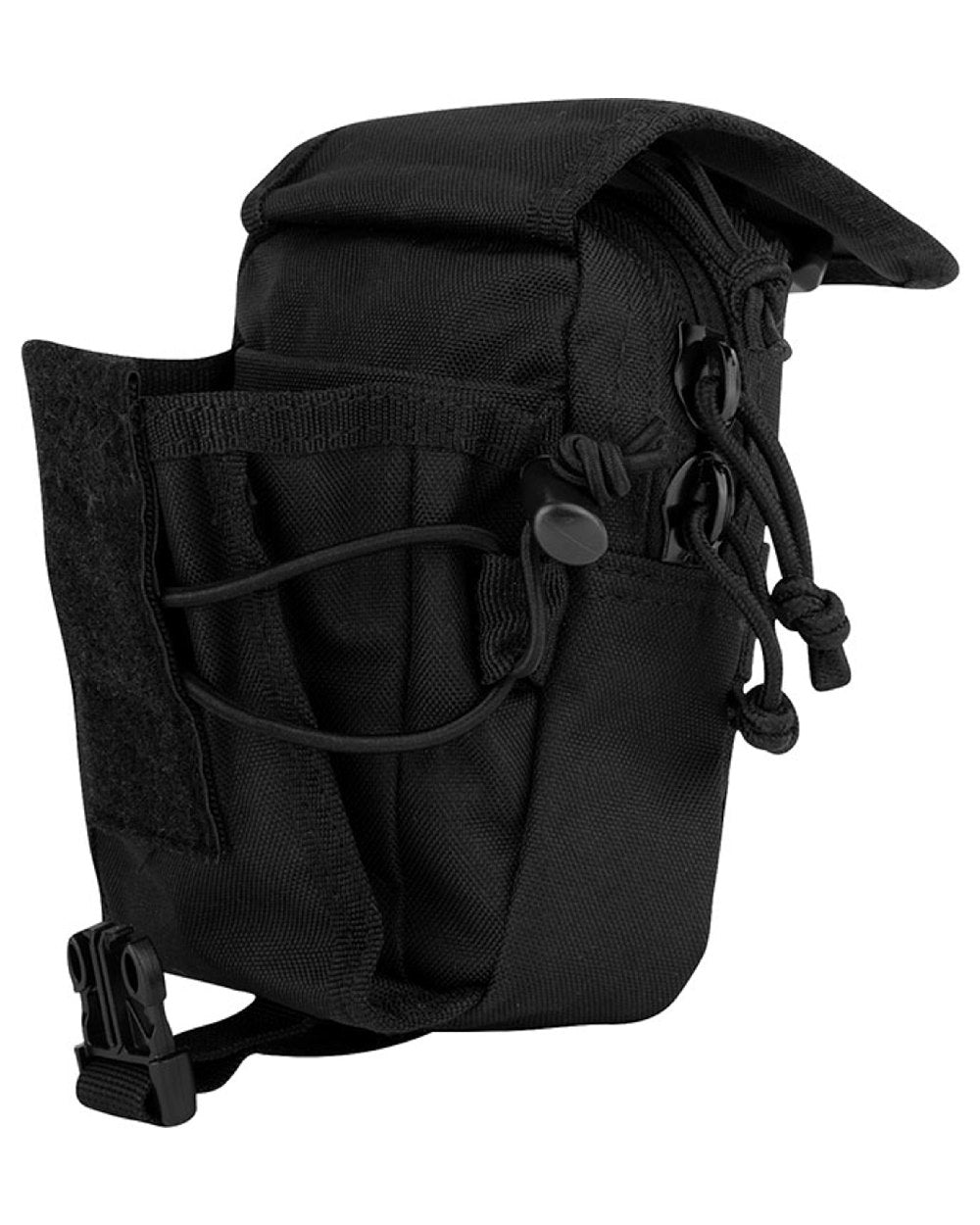 Black Coloured Viper V-Pouch on white background #colour_black