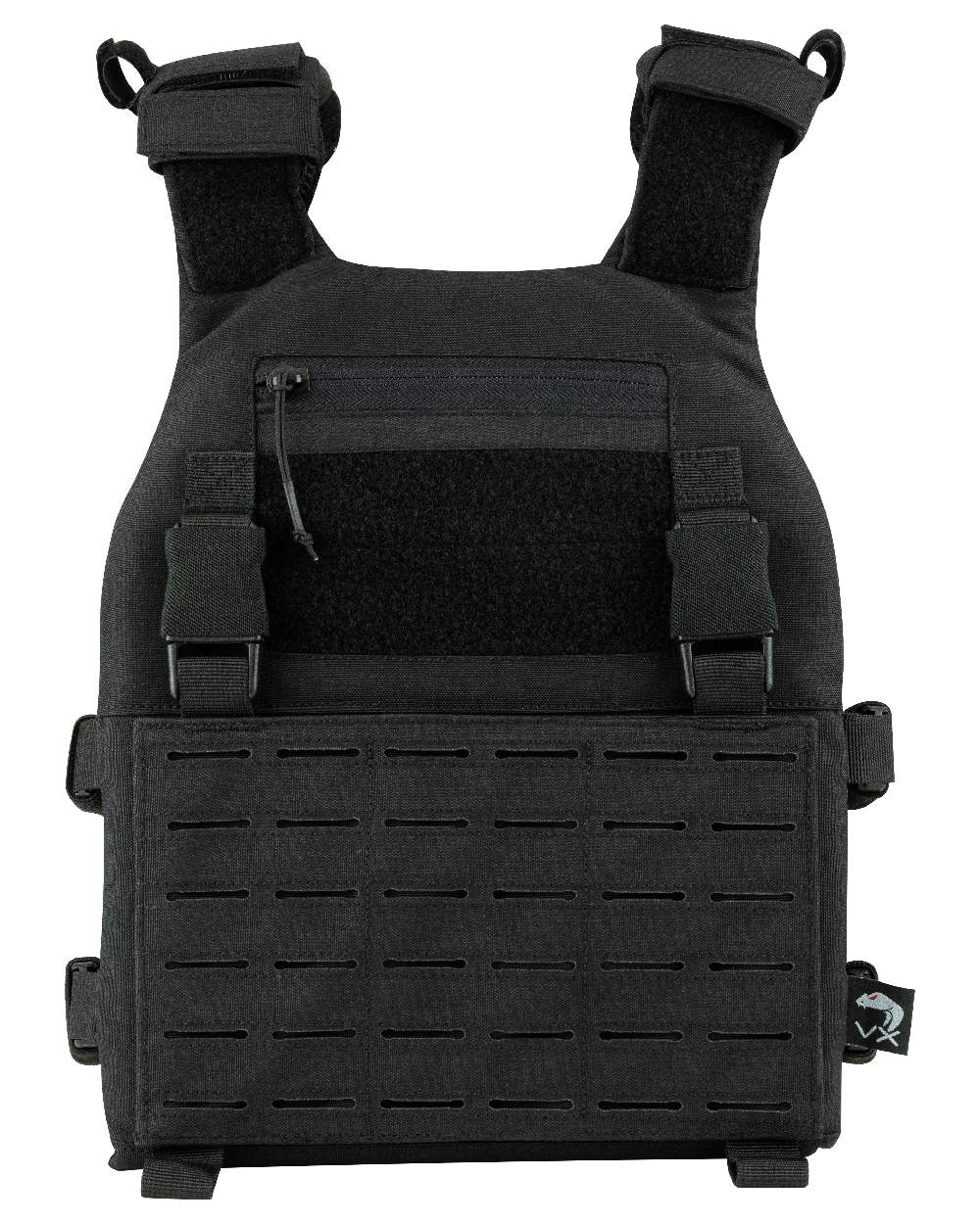 Black Coloured Viper VX Buckle Up Carrier Gen2 on white background #colour_black