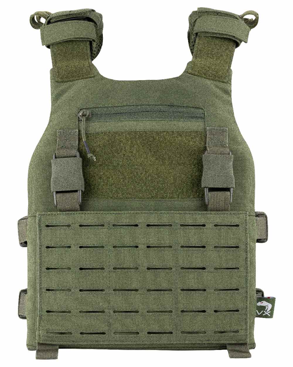 Green Coloured Viper VX Buckle Up Carrier Gen2 on white background #colour_green