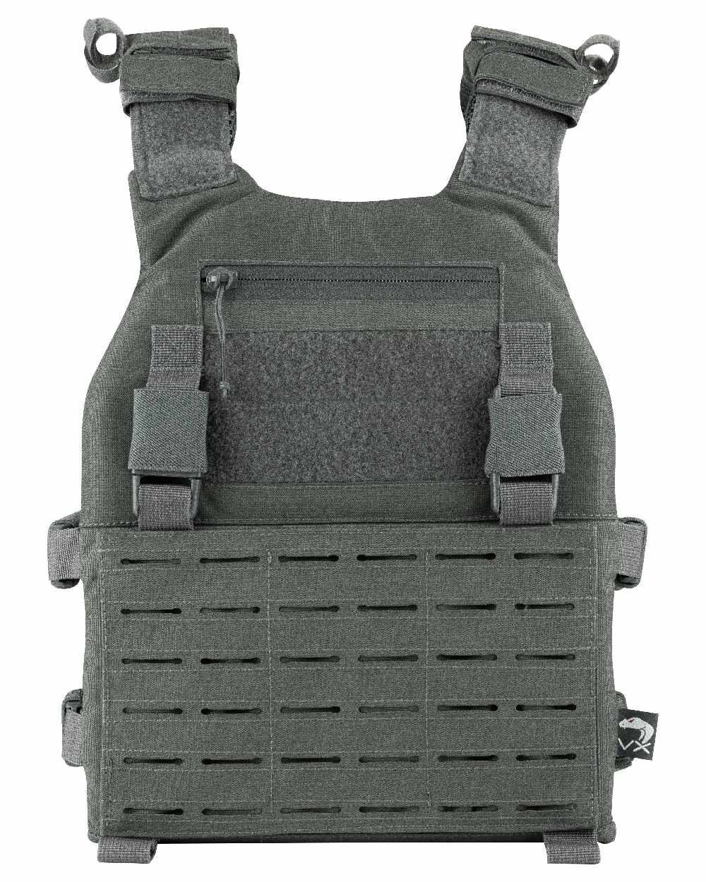 Titanium Coloured Viper VX Buckle Up Carrier Gen2 on white background #colour_titanium