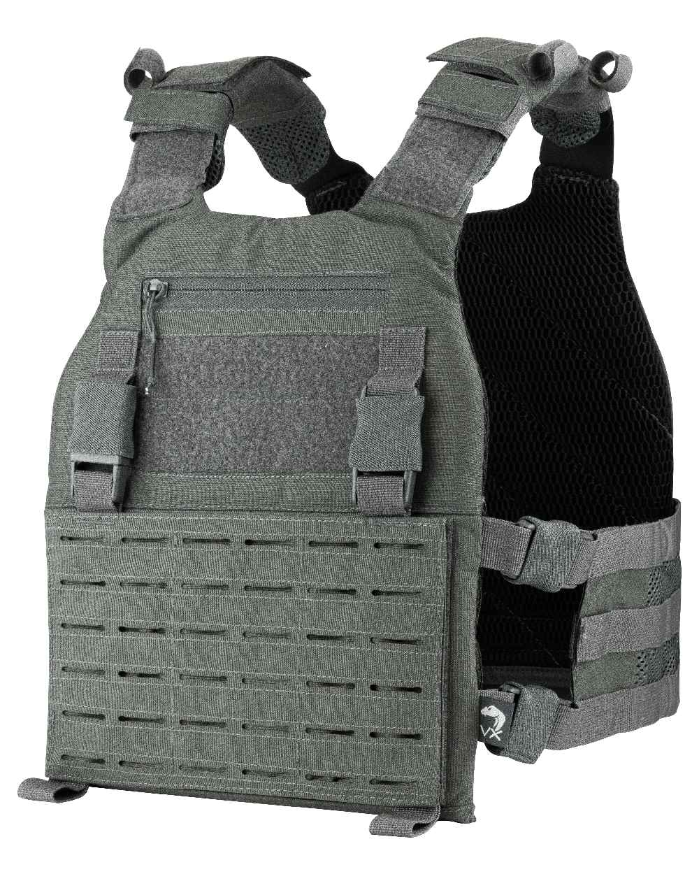 Titanium Coloured Viper VX Buckle Up Carrier Gen2 on white background #colour_titanium