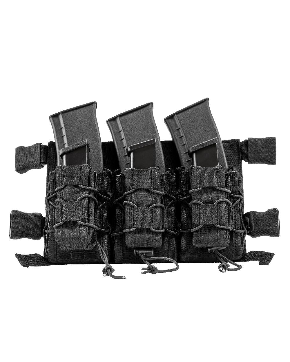 Black Coloured Viper VX Buckle Up Mag Rig on white background #colour_black