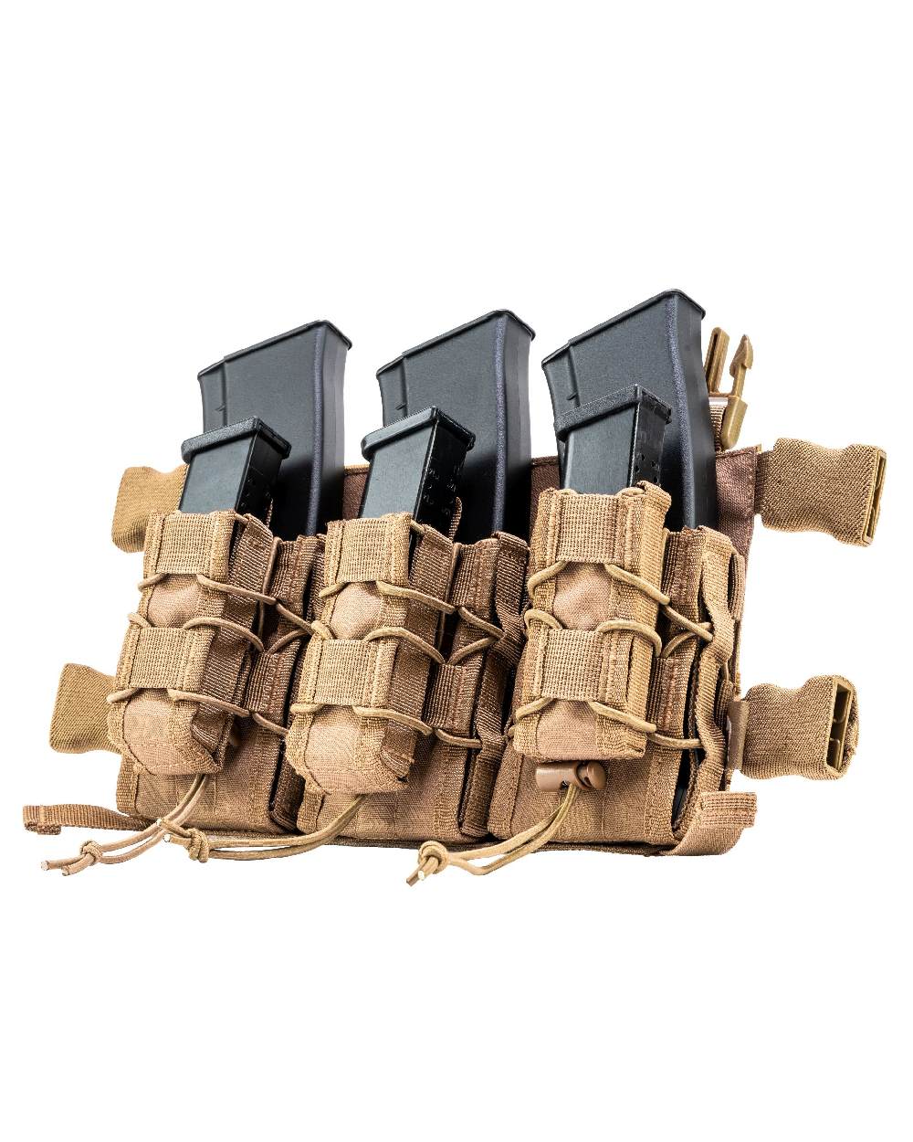 Dark Coyote Coloured Viper VX Buckle Up Mag Rig on white background #colour_dark-coyote