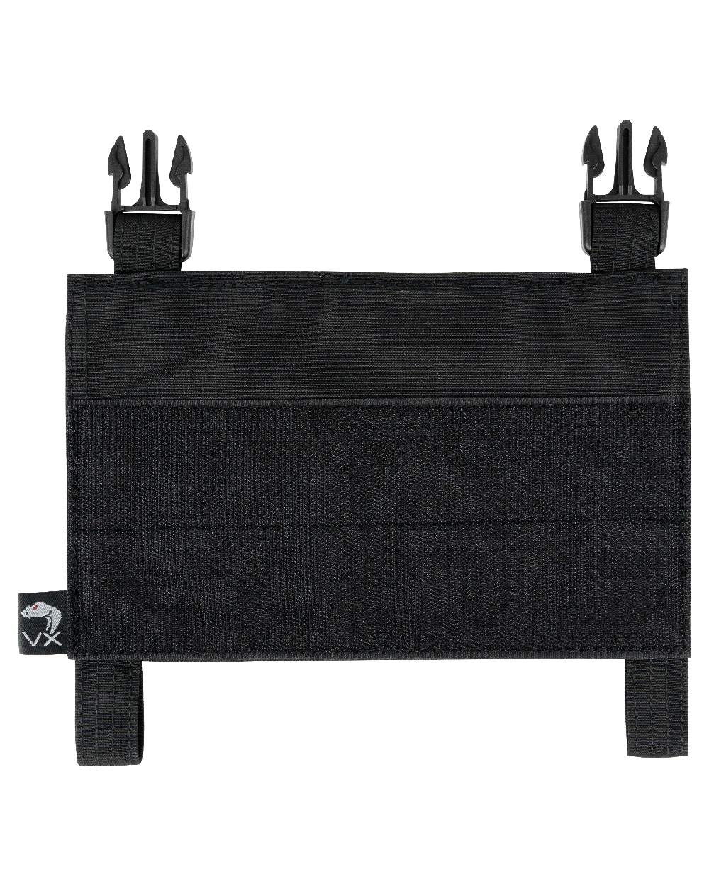 Black Coloured Viper VX Buckle Up Panel on white background #colour_black
