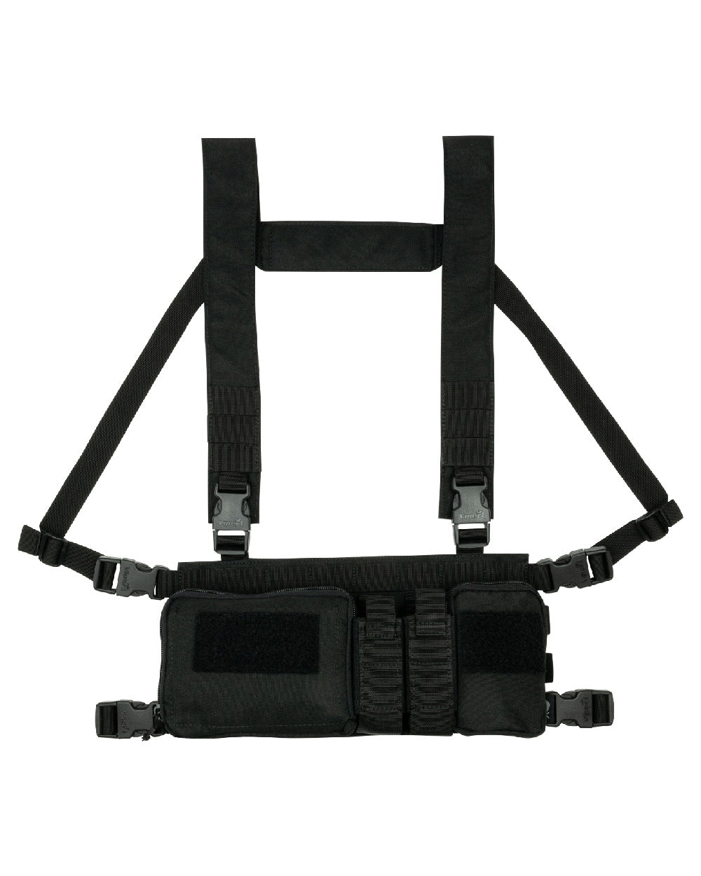 Black Coloured Viper VX Buckle Up Ready Rig on white background #colour_black