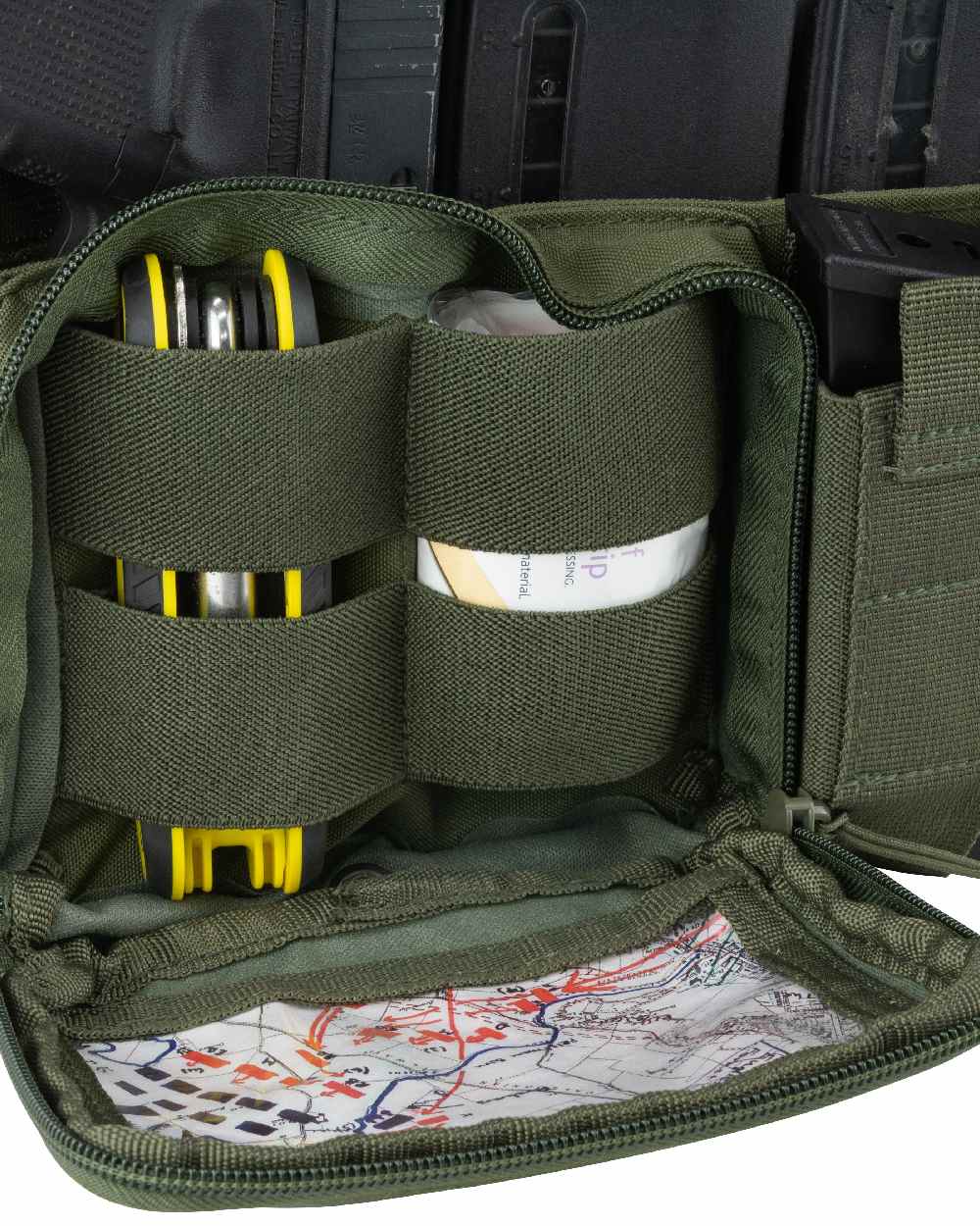 Green Coloured Viper VX Buckle Up Ready Rig on white background #colour_green