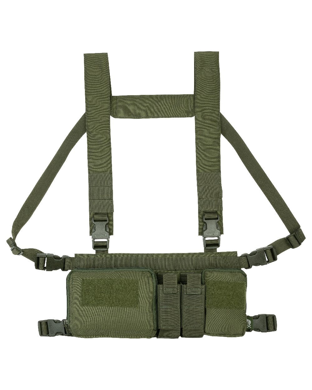 Green Coloured Viper VX Buckle Up Ready Rig on white background #colour_green
