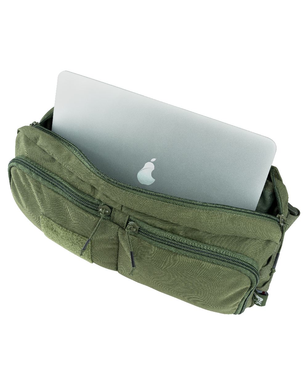 Green Coloured Viper VX Buckle Up Sling Pack on white background #colour_green
