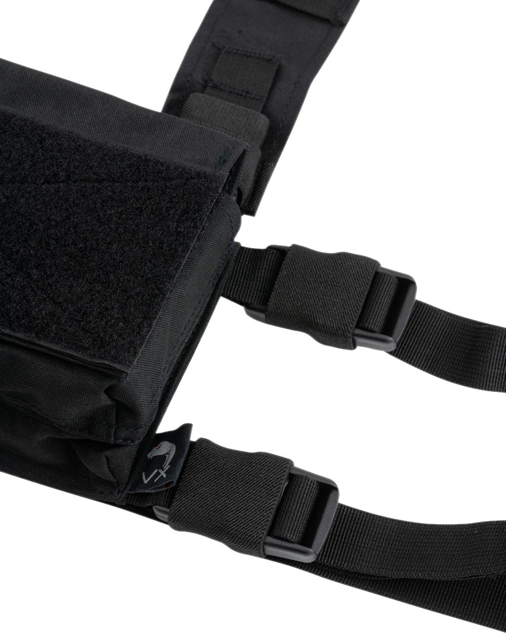 Black Coloured Viper VX Buckle Up Utility Rig on white background #colour_black
