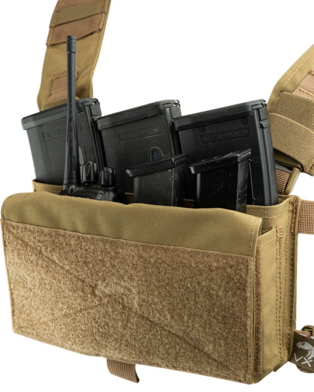 Dark Coyote Coloured Viper VX Buckle Up Utility Rig on white background #colour_dark-coyote